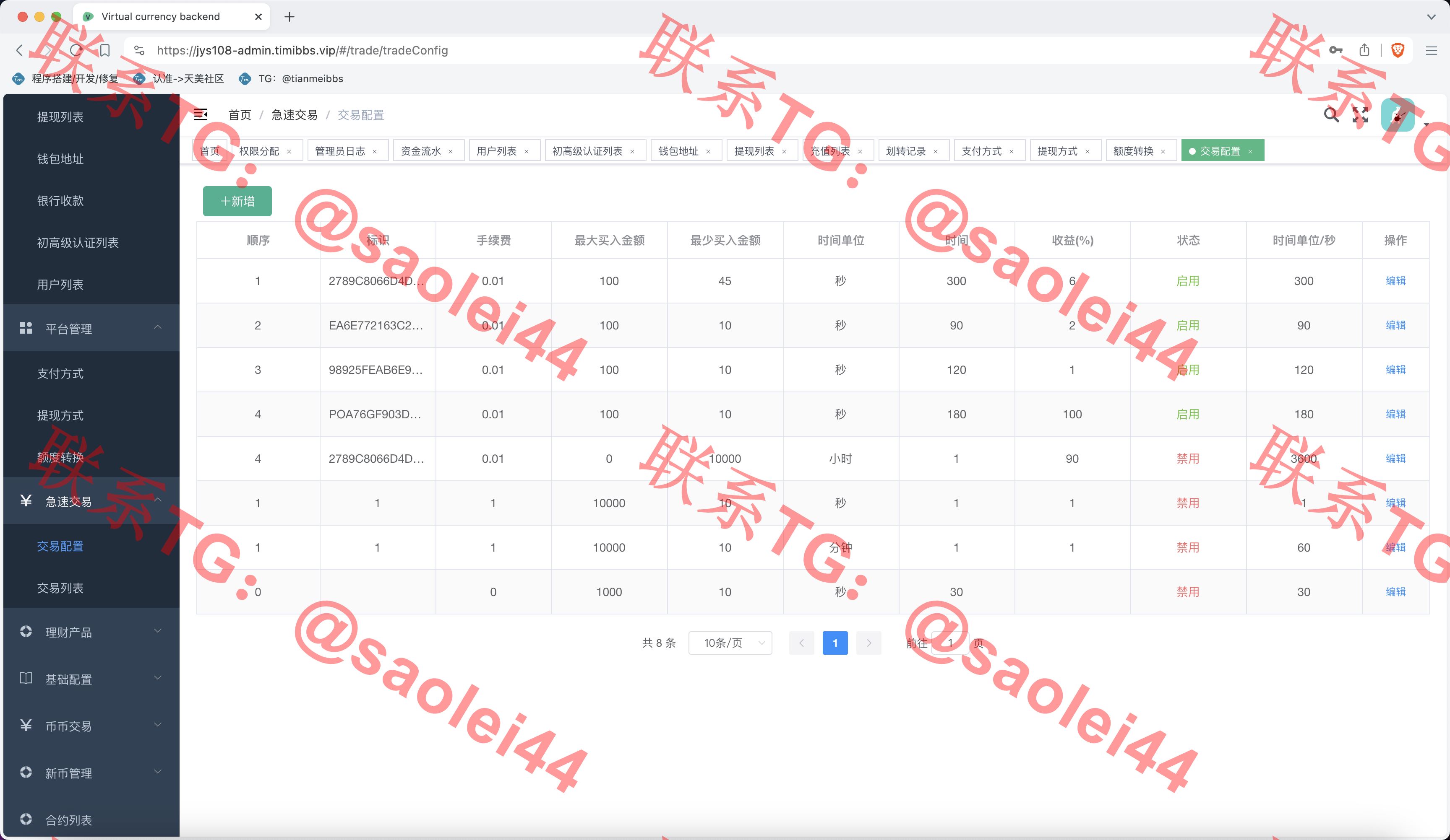 【售】Hoo虎符多语言交易所源码/Dapp交易所/币币交易+杠杆合约+极速合约+C2C贷款+一键跟单追单+平仓追反单/前端uniapp纯源码+后端PHP-heichanym.com-黑产源码