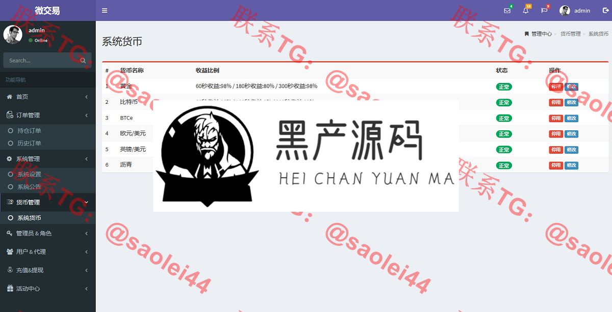 【微交易微盘】最新修复版币圈区块链系统源码运营版+完整视频安装教程等